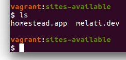 Homestead nginx sites config files
